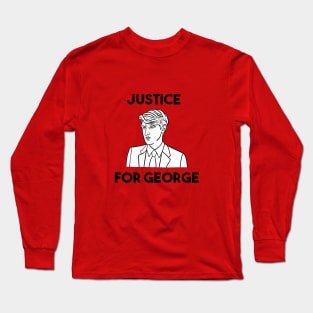 Justice For George Long Sleeve T-Shirt